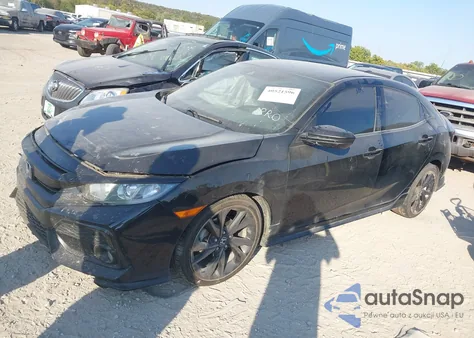 2019 Honda Civic Sport из США, поврежденный, VIN SHHFK7H4XKU203887